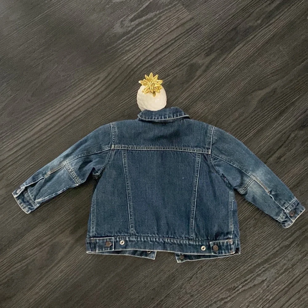 🍍Childrens Place🍍lined Jean coat🍍size 4t🍍@11